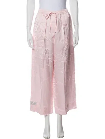 Pre-owned Sandro Wide Leg Pants W/ Tags In Pink