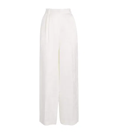 Sandro Wide-leg Trousers In Gray