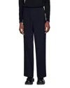 Sandro Wide-leg Trousers In Schwarz