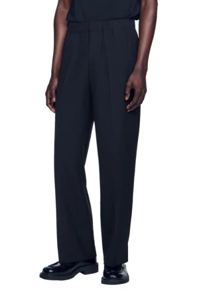 SANDRO SANDRO WIDE-LEG TROUSERS