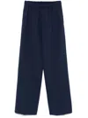 Sandro Wide-leg Trousers In Blue