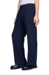 Sandro Wide-leg Trousers In Blue