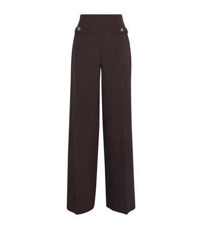SANDRO WIDE-LEG TROUSERS