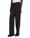 Sandro Wide Leg Trousers In Black