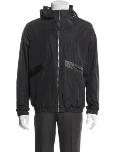 Pre-owned Sandro Windbreaker In Black