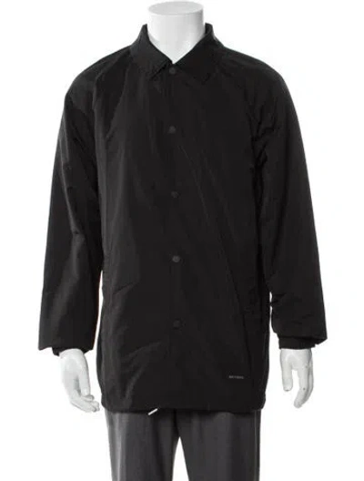 Pre-owned Sandro Windbreaker In Black