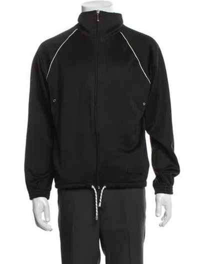 Pre-owned Sandro Windbreaker In Black