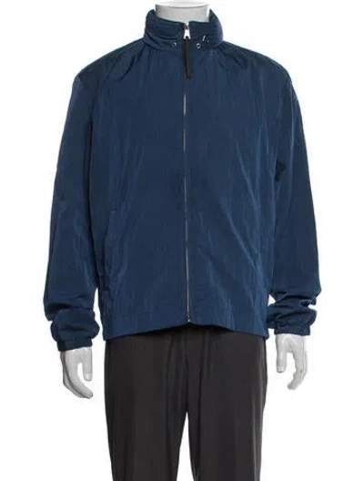 Pre-owned Sandro Windbreaker In Blue