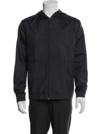 Pre-owned Sandro Windbreaker In Blue