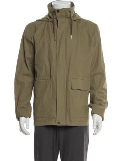 Pre-owned Sandro Windbreaker In Green