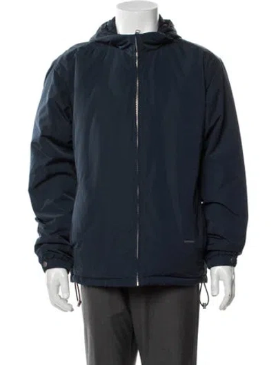 Pre-owned Sandro Windbreaker W/ Tags In Blue