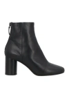 Sandro Woman Ankle Boots Black Size 6.5 Soft Leather