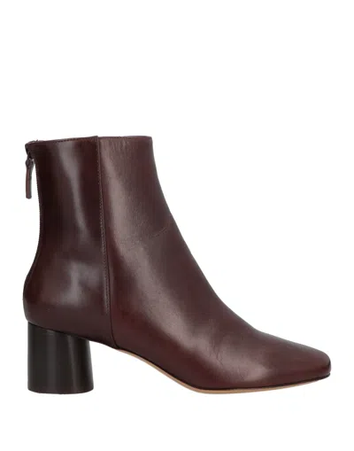 Sandro Ankle Boots In Cocoa