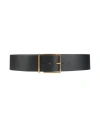 Sandro Woman Belt Black Size 3 Cowhide