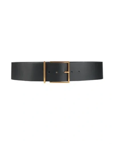 Sandro Woman Belt Black Size 3 Cowhide