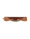 Sandro Woman Belt Camel Size 2 Leather