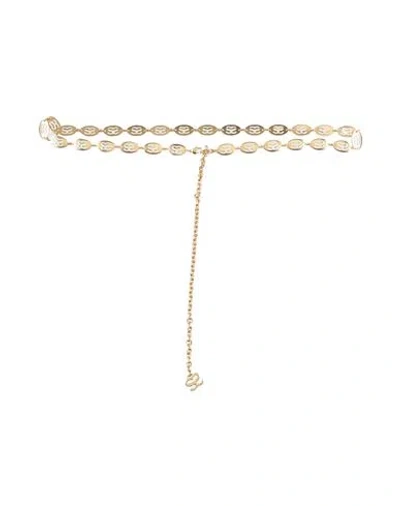 Sandro Woman Belt Gold Size 2 Zamak