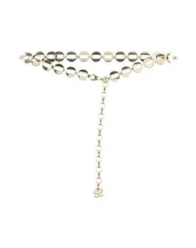 Sandro Woman Belt Gold Size 3 Zamak