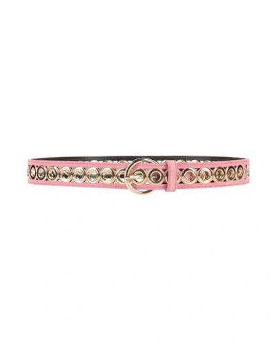Sandro Woman Belt Pink Size 3 Cowhide, Brass