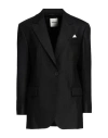 Sandro Woman Blazer Black Size 6 Polyester, Wool, Elastane In Black