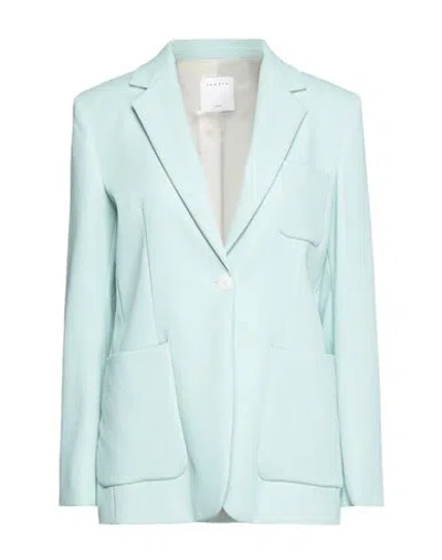Sandro Woman Blazer Light Green Size 8 Polyester