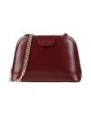 Sandro Woman Cross-body Bag Burgundy Size - Cowhide In Red