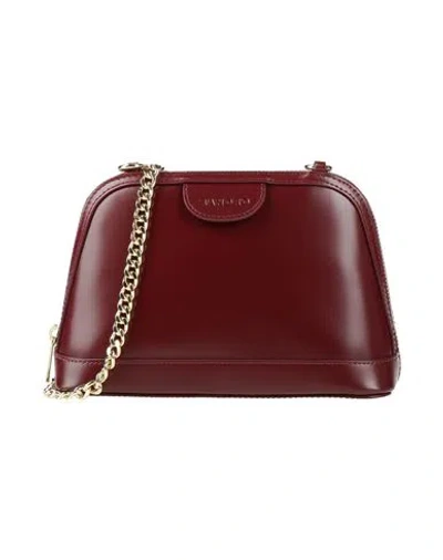 Sandro Woman Cross-body Bag Burgundy Size - Cowhide In Red