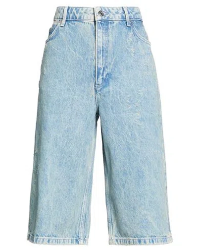 Sandro Woman Denim Shorts Blue Size 2 Cotton
