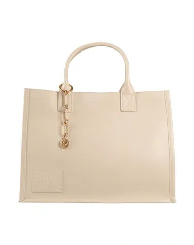 Sandro Woman Handbag Cream Size - Cowhide In Neutral