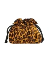Sandro Woman Handbag Marigold Size - Viscose, Cotton, Polyurethane, Polyester, Acrylic In Yellow