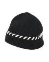 Sandro Woman Hat Black Size Onesize Wool, Polyamide, Cotton