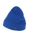 Sandro Woman Hat Bright Blue Size Onesize Polyamide, Alpaca Wool, Mohair Wool, Elastane