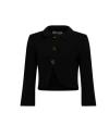 Sandro Woman Jacket Black Size 2 Polyester In Black