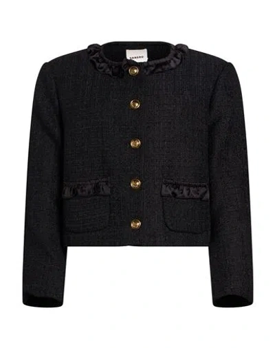 Sandro Woman Jacket Black Size 2 Polyester