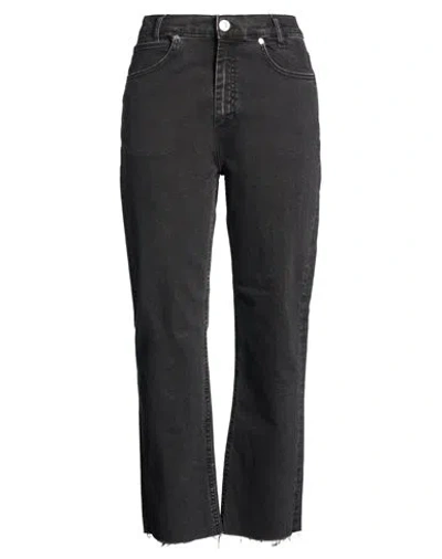 Sandro Woman Jeans Black Size 10 Cotton, Polyester, Elastane
