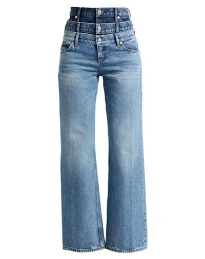 Sandro Woman Jeans Blue Size 10 Cotton