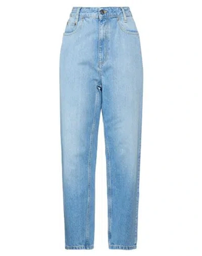 Sandro Woman Jeans Blue Size 10 Cotton