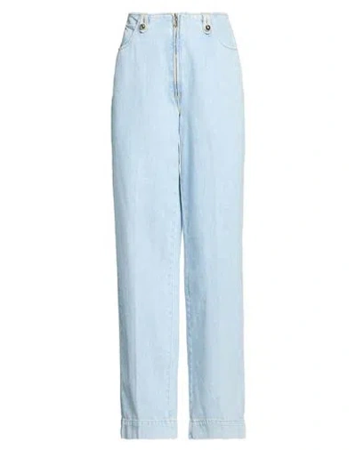 Sandro Woman Jeans Blue Size 10 Cotton