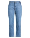Sandro Woman Jeans Blue Size 10 Cotton, Polyester, Elastane In Blue