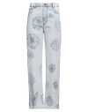 Sandro Woman Jeans Blue Size 2 Cotton, Abs - Acrylonitrile Butadiene Styrene In Blue