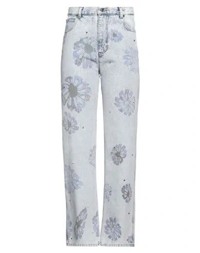 Sandro Woman Jeans Blue Size 2 Cotton, Abs - Acrylonitrile Butadiene Styrene