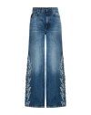 Sandro Flared Flame Jeans In Blue