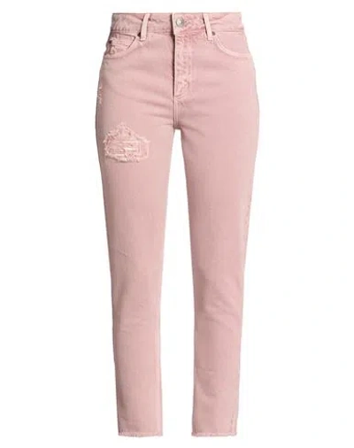 Sandro Woman Jeans Mauve Size 8 Cotton In Purple