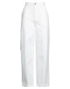 Sandro Woman Jeans White Size 10 Cotton In White