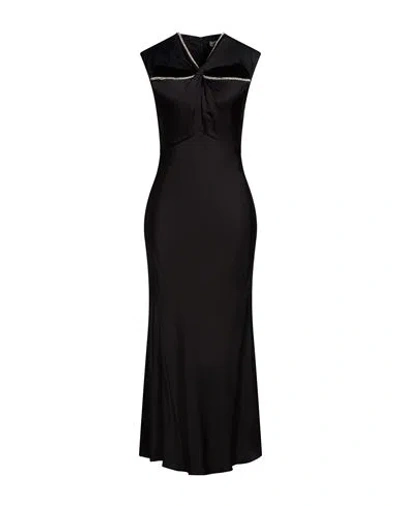 Sandro Woman Maxi Dress Black Size 10 Viscose