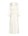 Sandro Woman Maxi Dress Cream Size 6 Polyester, Elastane In White
