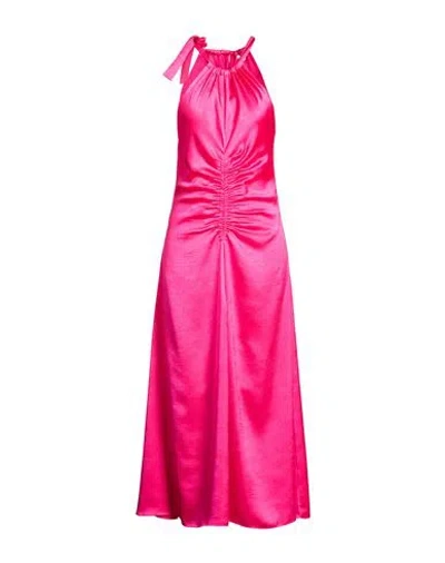 Sandro Woman Maxi Dress Fuchsia Size 10 Polyester In Pink