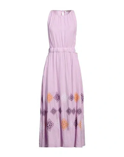 Sandro Woman Maxi Dress Light Purple Size 10 Polyester