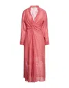 Sandro Long Dresses In Red