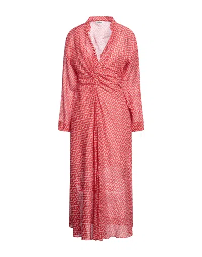 Sandro Long Dresses In Red